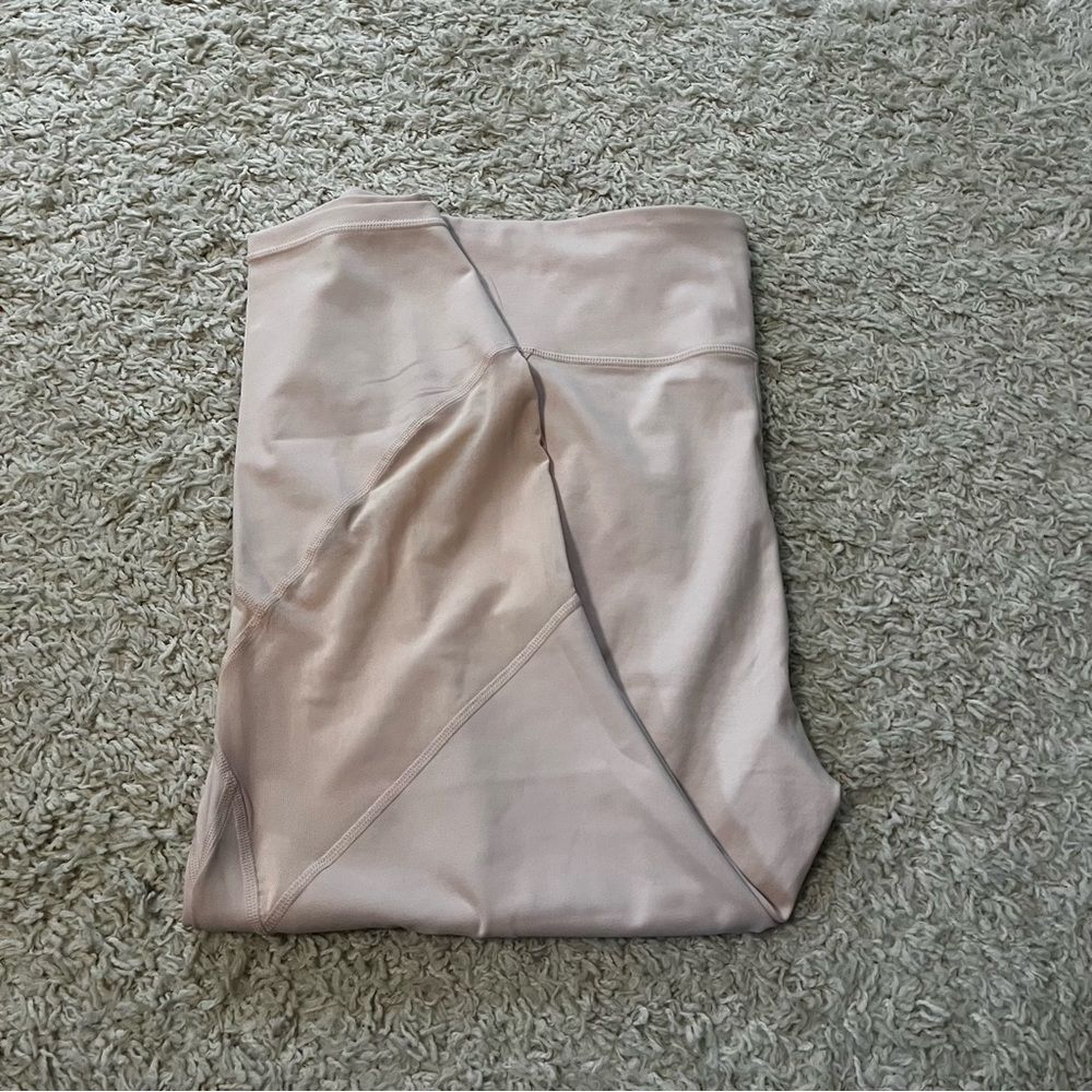 athleta light pink mesh leggings size 2x